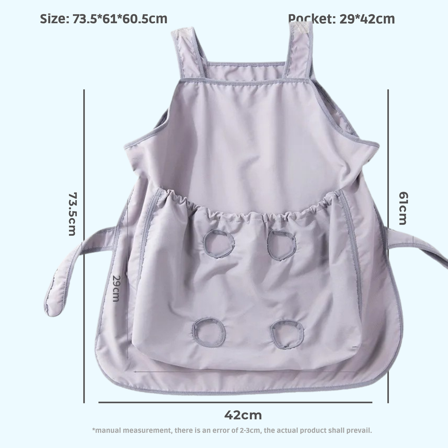 SnuggleApron™ – Pet Hair-Proof Grooming Apron