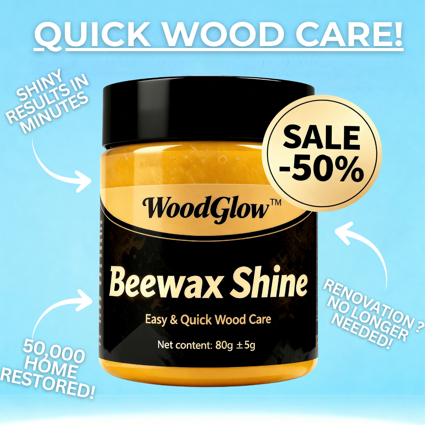 WoodGlow™ – Beewax Shine